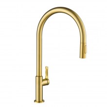 pull-down-kitchen-faucet-in-brushed-brass-1